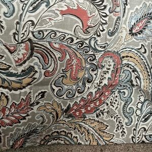 Set of curtain panels. Hidden tabs